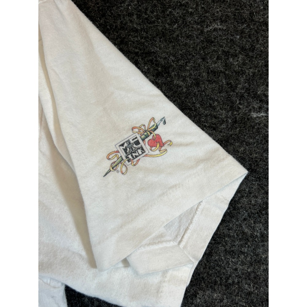Vtg 90s Mary Engelbreit Dysfunctional Shirt Mens Large White Graphic Retro Art - Picture 6 of 10